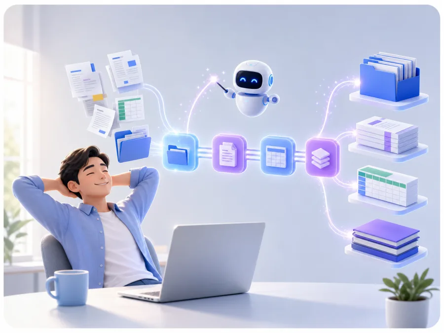 AI 自动整理文件和处理重复工作